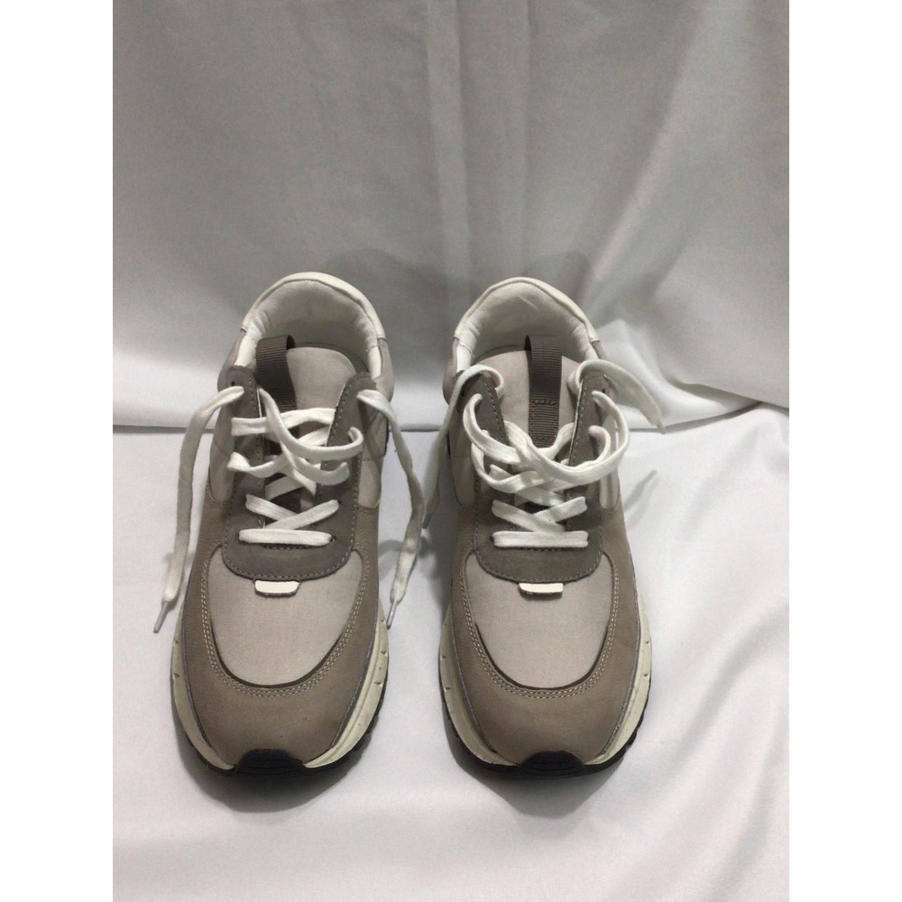 Madewell MWL Court Sneakers Beige Tan Colorblock Leather Trainers ND988 Womens 8